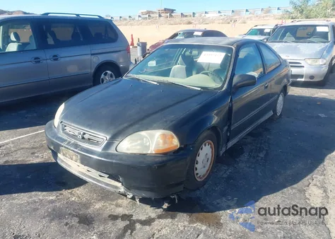 1997 Honda Civic Dx z USA, uszkodzony, nr VIN 1HGEJ6121VL014552